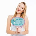 thumbnail image 3 of Big Dot of Happiness Narwhal Girl - Under The Sea Baby Shower or Birthday Party Photo Booth Props Kit - 20 Count, 3 of 6