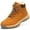 Light Brown, variant on Snow Boots for Men Waterproof Winter Shoes The Cold Weather Insulated Fur Warm Outdoor Boots Light Brown Size 9