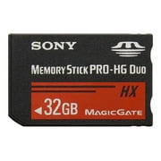 Sony MSHX32B - Flash memory card - 32 GB - Memory Stick PRO-HG Duo HX - for Handycam HDR-PJ260, HDR-PJ710, HDR-PJ740, HDR-PJ760, HDR-PJ780, HDR-PJ790