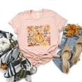 thumbnail image 4 of Fall Flowers And Pumpkin - Women's Short Sleeve Graphic T-Shirt, 4 of 15