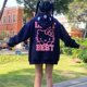 thumbnail image 3 of Sanrio Hello Kitty Hooded Sweater Anime Fashion Embroidery Cardigan Zipper Top Cotton Korean Loose Couple Coat Winter Y2K Girls, 3 of 4
