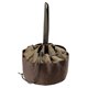 thumbnail image 3 of Bolsa de herramientas cilíndrica de lona, ​​bolsa de herramientas de ferretería para jardín, bolsa de almacenamiento de herramientas portátil con cordón (caqui), 3 of 4