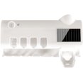 thumbnail image 2 of Soporte para cepillos de dientes y dispensador de pasta de dientes: estante de almacenamiento dental a prueba de polvo, inalámbrico, montado en la pared, puede contener 4 cepillos de baño, 2 of 5
