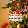 thumbnail image 2 of Personalized Christmas Trees Ornaments, Gnomes Personalized Family Christmas Ornaments, Custom Names, Family of 4, 2 of 8