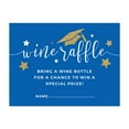 thumbnail image 1 of Royal Blue and Gold Glittering Graduation, Wine Bottle Raffle Cards, 30-Pack, 1 of 1