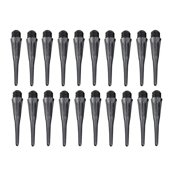 SHISUYAN 50 Pcs Dart Points Tips for Darts Screw Thread Dart Accessory (Random Color)
