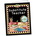 thumbnail image 2 of Teacher Created Resources Mary Engelbreit Substitute Teacher Pocket Folder, Pack of 10, 2 of 2