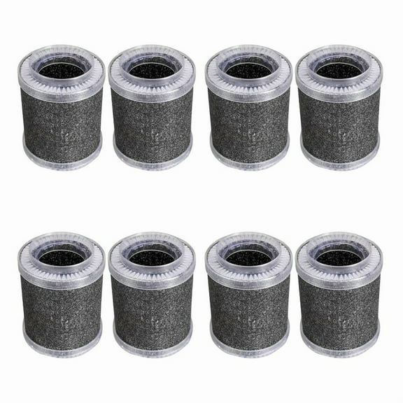 8Pcs HEPA Replacement Filter Activated Carbon Filters for Air Purifier to Remove Airborn Contaminants and Odors