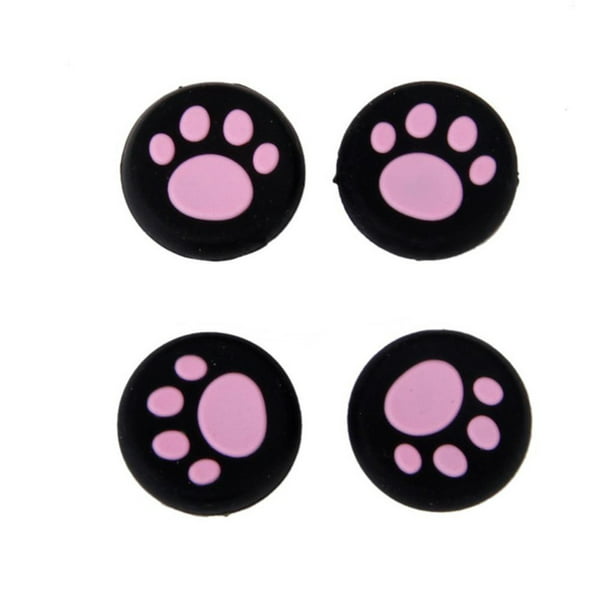 præmedicinering udtryk Hest 1 Pairs Cat's Paw Silicone Gel Thumb Grips Caps For Nintendo Switch  Controller - Walmart.com