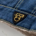thumbnail image 7 of Afuyipoi Men's Fleece Lined Denim Jacket Winter Warm Sherpa Collared Mid-Length Coat Size M-3XL Dark Blue Size M, 7 of 7