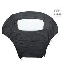 Genrics Convertible Soft Top Black Replacement for 2003-2010 Beetle