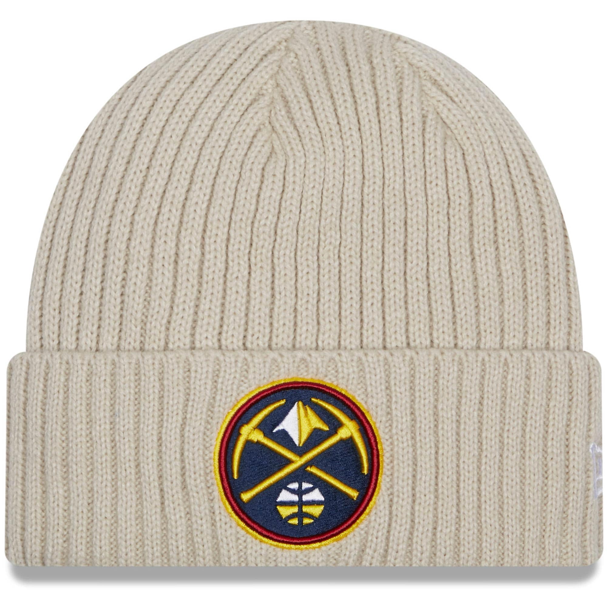 Cuffed Knit Hat - Cream - OSFA 