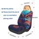 thumbnail image 3 of Balery Colorful Feather Owl Funda de Asiento para Auto con Diseño - Cubierta Frontal Suave y Transpirable con Protector Antideslizante- 1 Unidad, 3 of 5