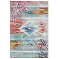 thumbnail image 3 of SAFAVIEH Barbados Aztec Corals Outdoor Area Rug, 3 of 6