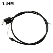 Wuweikeji Lawn Mower Engine Control Cable - 52.7" Throttle Pull Cable - Black Z-Bend Ends for Craftsman 22" Deck Series 038 (2003-2007)Replacement Part