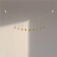 thumbnail image 4 of Billuyoard Cadenas de luna Decoración de pared Adornos de fase lunar Decoración de habitación colgante de luna Decoración del hogar Billuyoard HA021205-00, 4 of 5