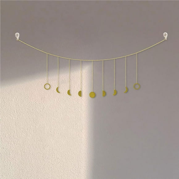 Moon Chains Wall Decoration Moon Strong Home Moon Chains Wall Phase Ornaments Moon Hanging Room Decor