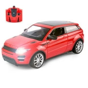 Remote Control Truck SUV Vehicle 1:16 Scale RC Pickup with Opening Doors LED Headlights for Kids Boys
