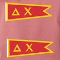thumbnail image 3 of CafePress - Delta Chi Flag T Shirt - Womens Comfort Colors® Shirt, 3 of 4