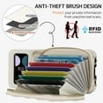 thumbnail image 3 of Compatible Samsung Galaxy Z Flip 4 Case with Card Holder,Shockproof PU Leather Crossbody Lanyard Cover Protective Strap Case for Galaxy Z Flip 4 Wallet Case,Samsung Z Flip 4 Case for Women White, 3 of 14