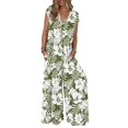 thumbnail image 1 of Mono MEROKEETY para mujer, verano 2025, manga corta, verde, XL, 1 of 5
