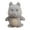 Gray mouse 4, variant on Cartoon Bear Plush Doll Toy Bowknot Stuffed Animal Toy Keychain Bag Pendant Japanese Couple Keyring