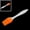 Orange, variant on Uxcell Kitchen Silicone Head Heat Resistant Baking Basting Cooking Pastry Brush Pink