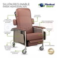 thumbnail image 2 of Sillón Hemodiálisis Reclinable Rosa 3 Posiciones 2 Charolas Medical Store RE700RMS, 2 of 8
