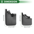 thumbnail image 3 of Guardabarros de barro únicos para Nissan Navara D22 pickup 4-D 2008-2014 con accesorios de montaje, 3 of 6