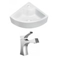 thumbnail image 1 of Imaginations Américaines 26.25-po. W Vessel Set Blanc, 1 of 5