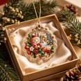 thumbnail image 7 of Cheapark 2D Flat Acrylic Christmas Snowman Hanging Ornament Lightweight Tree Pendant for Xmas Tree Holiday Home Party Decor Gift, 7 of 7