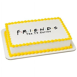 Décoration de gâteau inspirée de Friends, série télé Friends