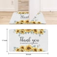 thumbnail image 6 of Sunflower Wood Garland (3) Door Mat 30 X 17 Inch Welcome Doormat Indoor Outdoor Entrance Floor Mat Non Slip Spring Summer Decor Rubber Mats, 6 of 6