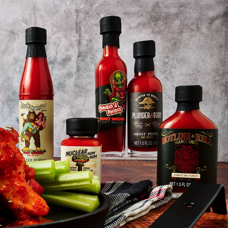 Man Crates, Gourmet Hot Sauce Gift Set for Men – 8-Pack Sampler