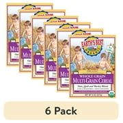 (6 pack) Earth's Best Organic Infant Cereal, Whole Multi-Grain, 8 oz. Box