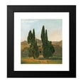 thumbnail image 2 of Charles Lock Eastlake 15x16 Black Modern Framed Museum Art Print Titled - Cypress Trees at the Villa D’Este (1817), 2 of 5