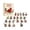 Multicolor-34, variant on Christmas Pig Christmas Countdown With 24 Pcs Acrylic Christmas Advent Calendar Ornament Blind Box for Adults DIY Craft Holiday Wall Decor Absolutely Wonderful Gift Set for Farm Fan Home Decoration
