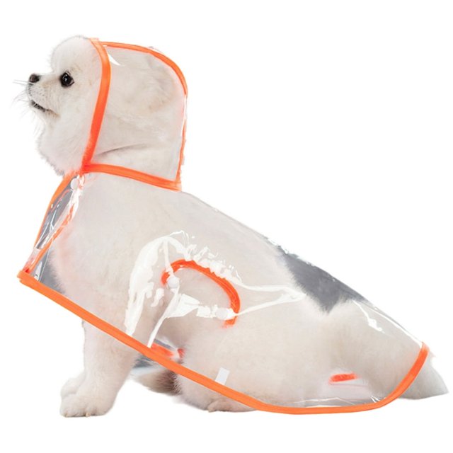HLONK Clear Dog Raincoats Suitable for Large Medium and Small Dog Clothes