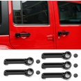 thumbnail image 1 of kit De Cobertura De Poigne De Porte Et De Hayon Noir Para Jeep Wrangler Jk 2007-2018 / Jeep Liberty 2008-2012 / Dodge Nitro 2007-2011, 1 of 5