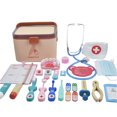 thumbnail image 1 of Juego de juguetes para niños, herramienta de inyección para casa de juegos, caja de medicina de simulación de madera Wmkox8yii shdjk2376, 1 of 1