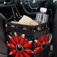 thumbnail image 6 of Seven Starred Iadybird Mini Trash Can for Car - Foldable, with Lid, Leak-Proof, Hanging Storage Bag, 6 of 6