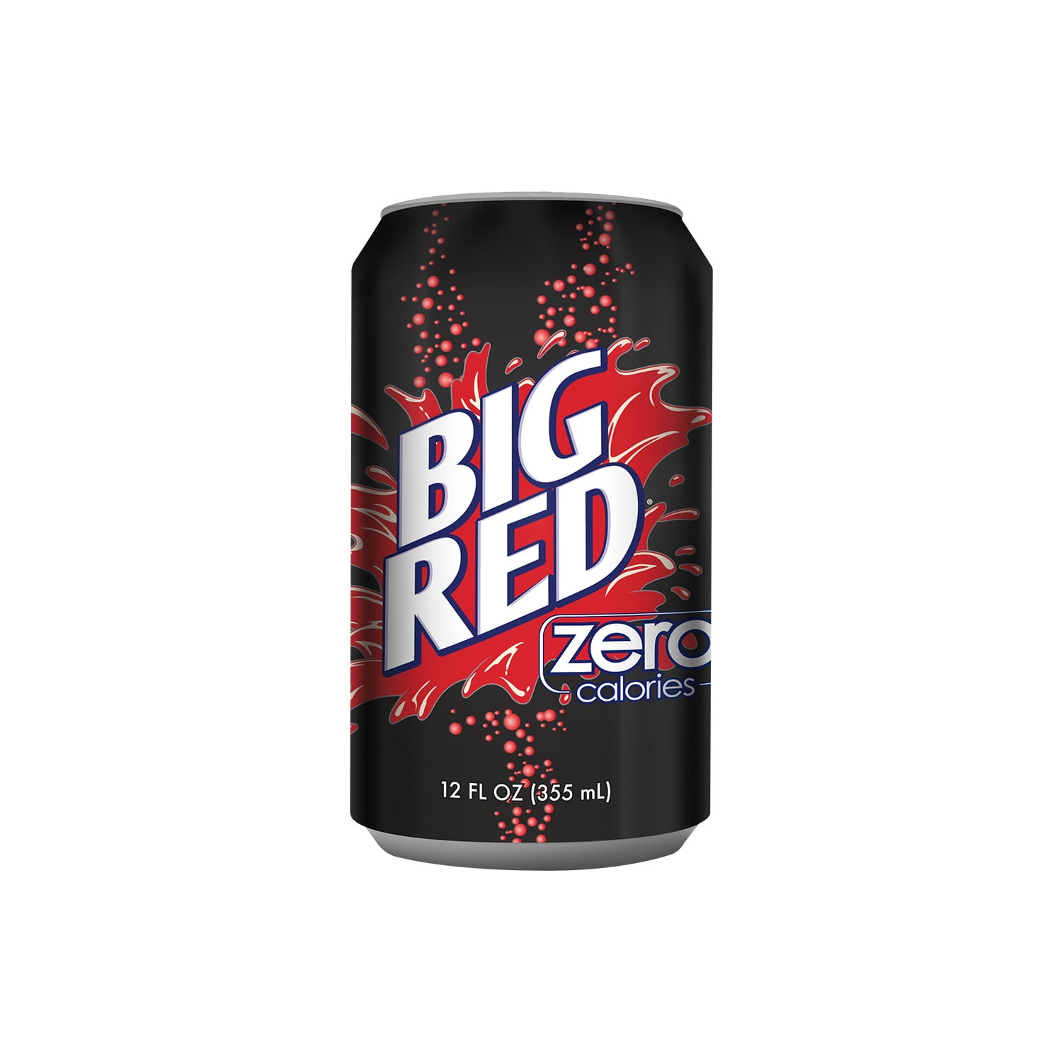 Big Red Zero Sugar Soda Pop, 12 fl oz, 12 Pack Cans