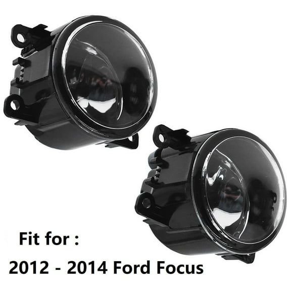 labwork Pair of Fog Light Lamp Assembly Fit for 2012 2013 2014 Ford Focus, Front Left & Right