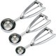 thumbnail image 1 of Set of 3 cookie scoops, ice cream scoop set (6.3cm/5cm/4cm), 1 of 5