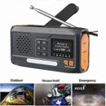 thumbnail image 5 of WR-6B Outdoor DAB Radio Speaker Power Bank Solar Powered Hand Crank Emergency Radio, 5 of 5