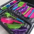 thumbnail image 6 of Kitchen Toy Tableware 28pcs Simulation Dishware with Bowl Drainer Basket Spoon Dollhouse Accs Pretend for Play Toy Girl, 6 of 9