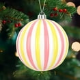 thumbnail image 3 of Christmas Pumpkin Ball Ornament - Plastic Christmas Tree Decor with Durable Stitching and Hanging String, Festive Holiday Gift, 3 of 7