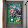 thumbnail image 3 of Hilo Algodón Ecológico Bordado Punto Cruz Del Mundo Animal Impreso 11CT 40x60cm, 3 of 9