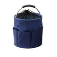 thumbnail image 2 of Lunxisen 2 Pcs Portable Storage Basket Drawstring Folding Organizer Multi Functional Tool Bag for Camping Gardening Home, 2 of 7