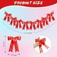 thumbnail image 2 of Dalrosia Bow Garlands Banner Decoration,Pre-Strung Satin Ribbon Ornaments for Birthday,Bachelorette Party,Bridal Shower,Wedding,Engagement,Baby Shower, Graduation Decor,Anniversary, 2 of 5